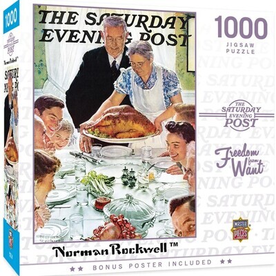 Freedom From Want Rockwell 1000 Pc