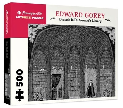 Gorey, Dracula In Dr. Seward's Library 500 Pc