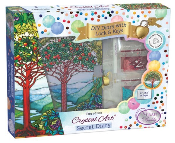 Tree Of Life Secret Diary Crystal Art Kit 7+