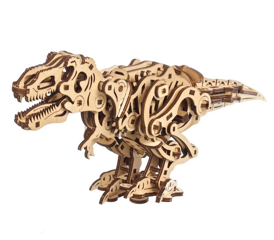 Tyrannosaurus Rex 3D Wood Mechanical 249 Pc 14+