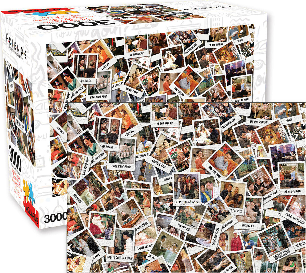 Friends The Television Series Snapshots Collage 3000 Pc