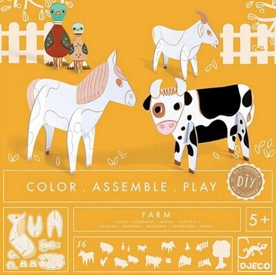 Farm Color Assemble Play Kit 5+