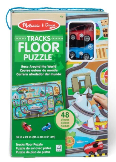 Race Track Floor 48 Pc Play Set 4+