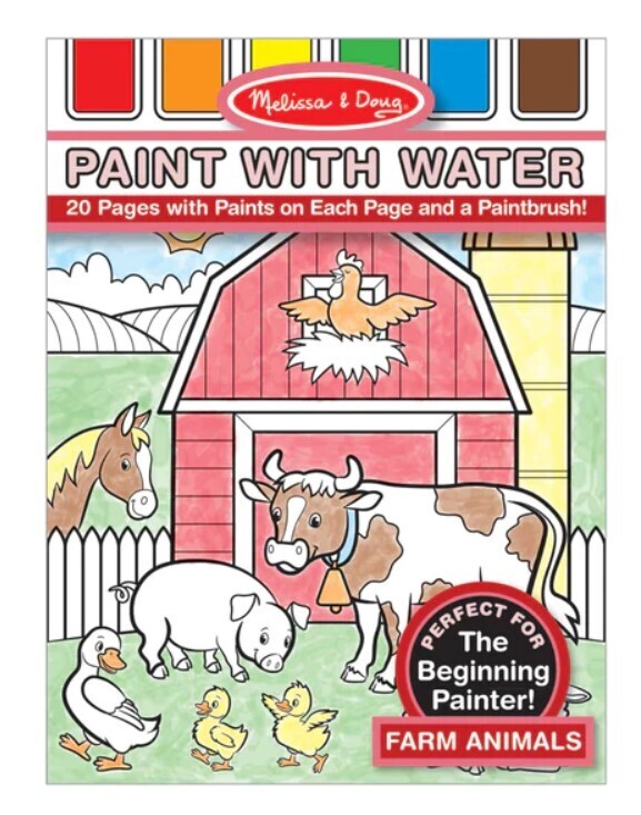 Paint With Water Farm Animals 3+