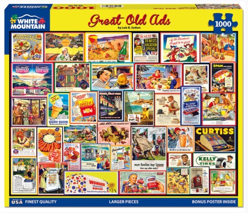 Great Old Ads 1000 Pc