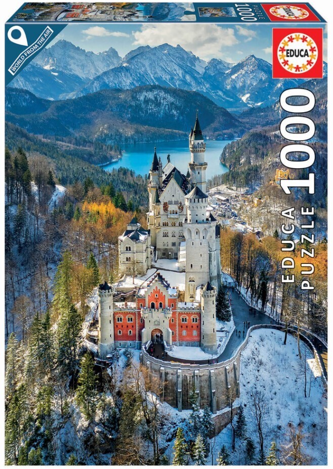 Neuschwanstein Castle Winter 1000 Pc