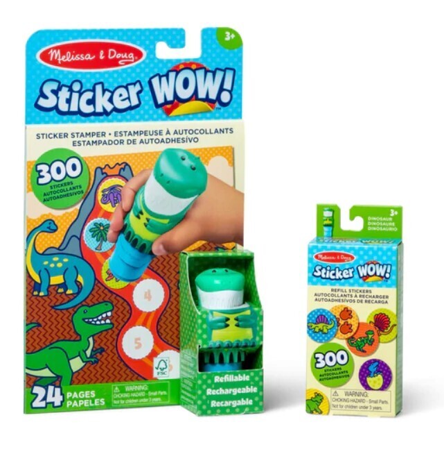 Sticker Wow Dinosaurs 3+