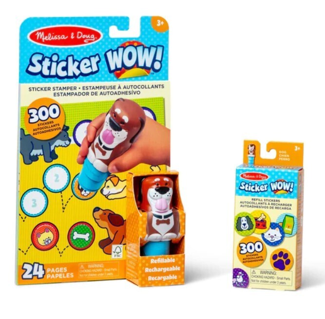 Sticker Wow Dogs 3+