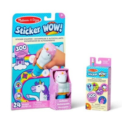 Sticker Wow Unicorns 3+