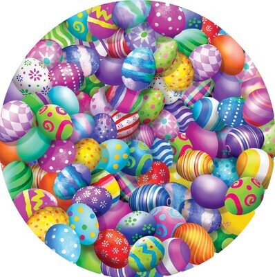 Easter Eggs 500 Pc Round Shaped