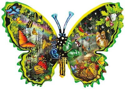 Butterfly Migration 1000 Pc Shaped
