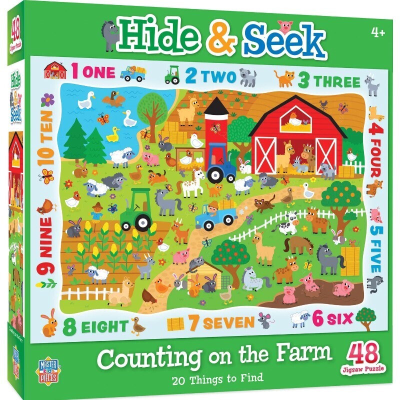 Counting On The Farm Seek & Find 48 Pc 4+