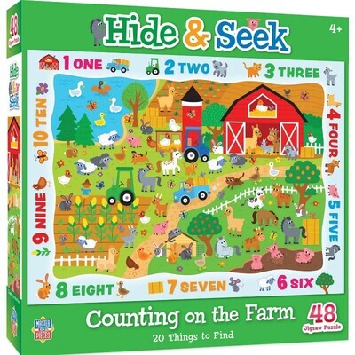 Counting On The Farm Seek & Find 48 Pc 4+
