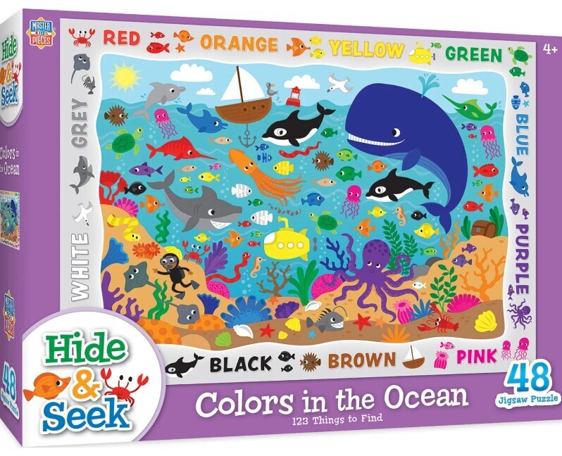 Colors In The Ocean Seek & Find 48 Pc