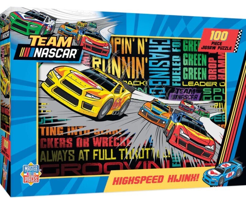 Highspeed Hijinx! Team Nascar 100 Pc Highspeed Hijinx! Team Nascar 100 Pc