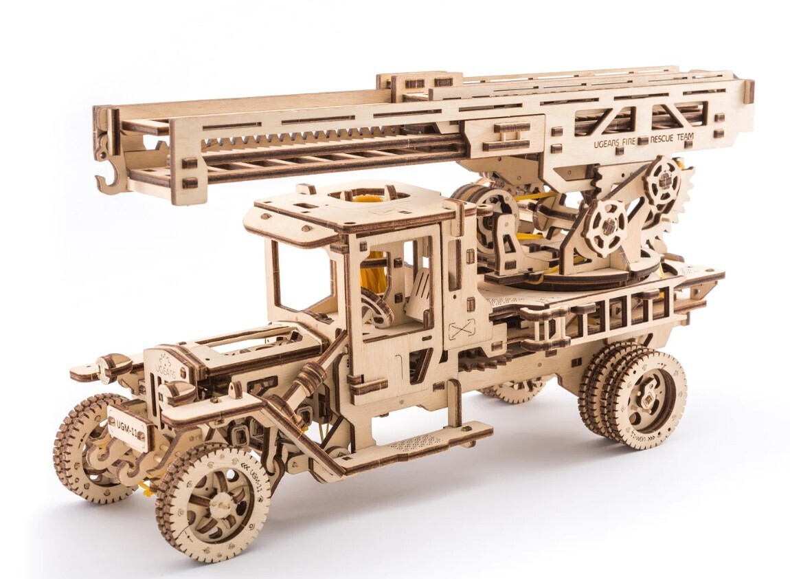 Fire Ladder Wood Mechanical 537 Pc 14+