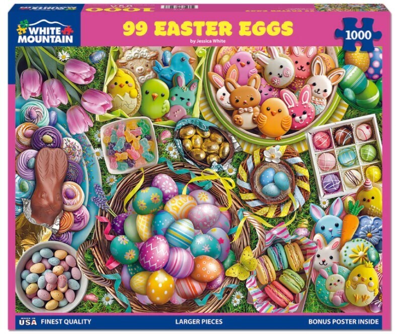 99 Easter Eggs 1000 Pc