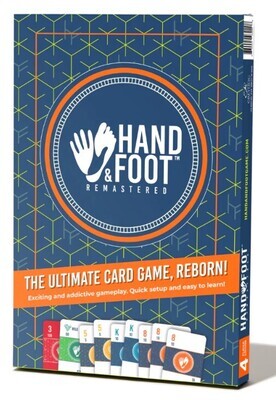 Hand And Foot Remastered 4 Player Card Game 14+