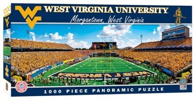 West Virginia University Stadium End Zone View 1000 Pc Pano