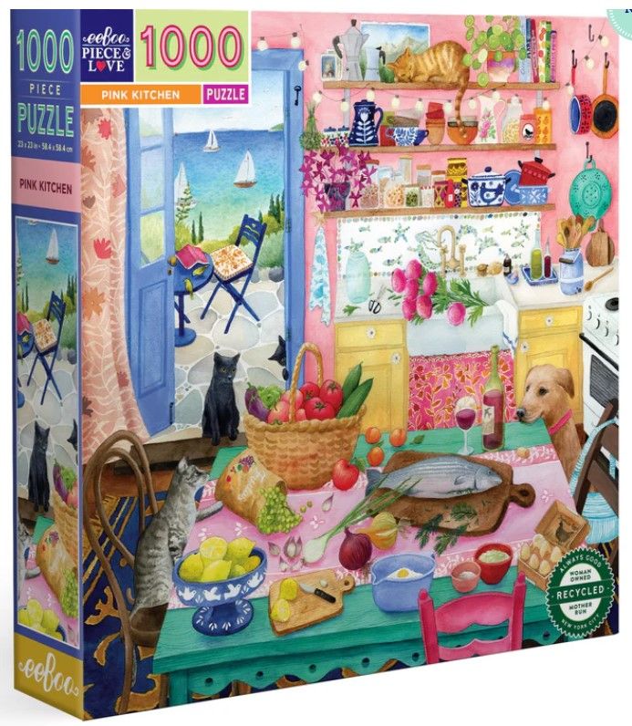 Pink Kitchen 1000 Pc