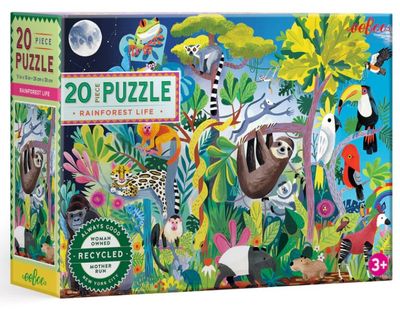 Rainforest Life 20 Pc 3+