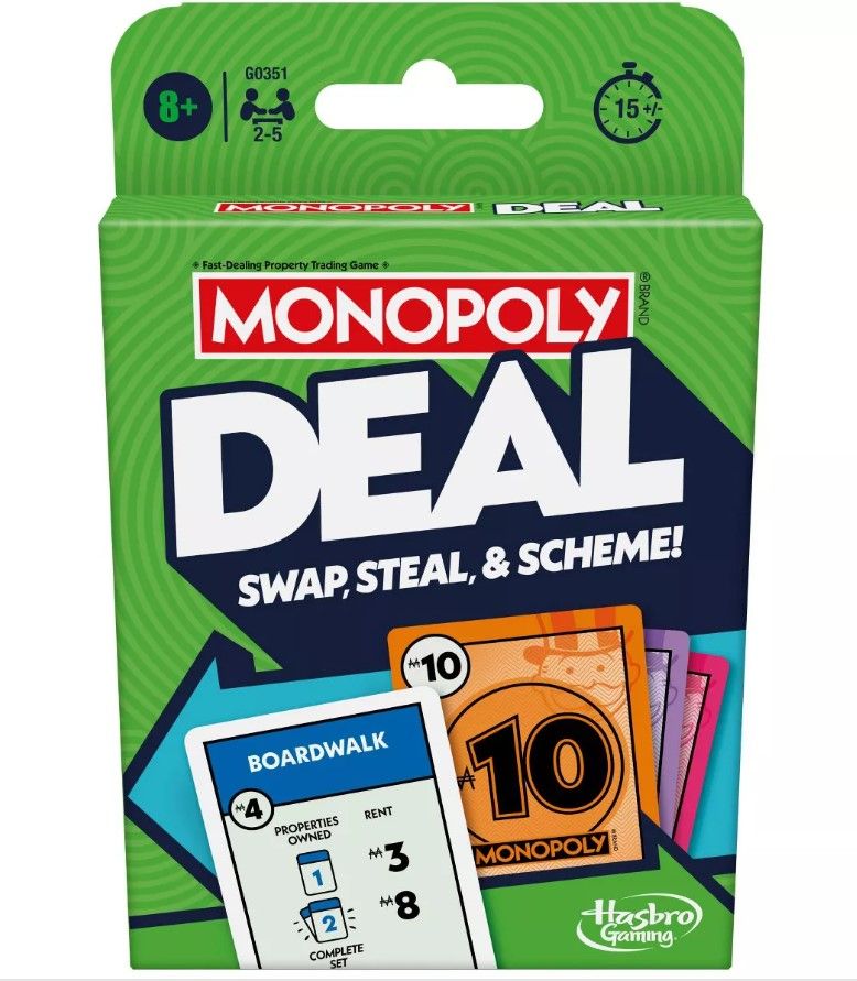 Monopoly Deal Card Game 8+