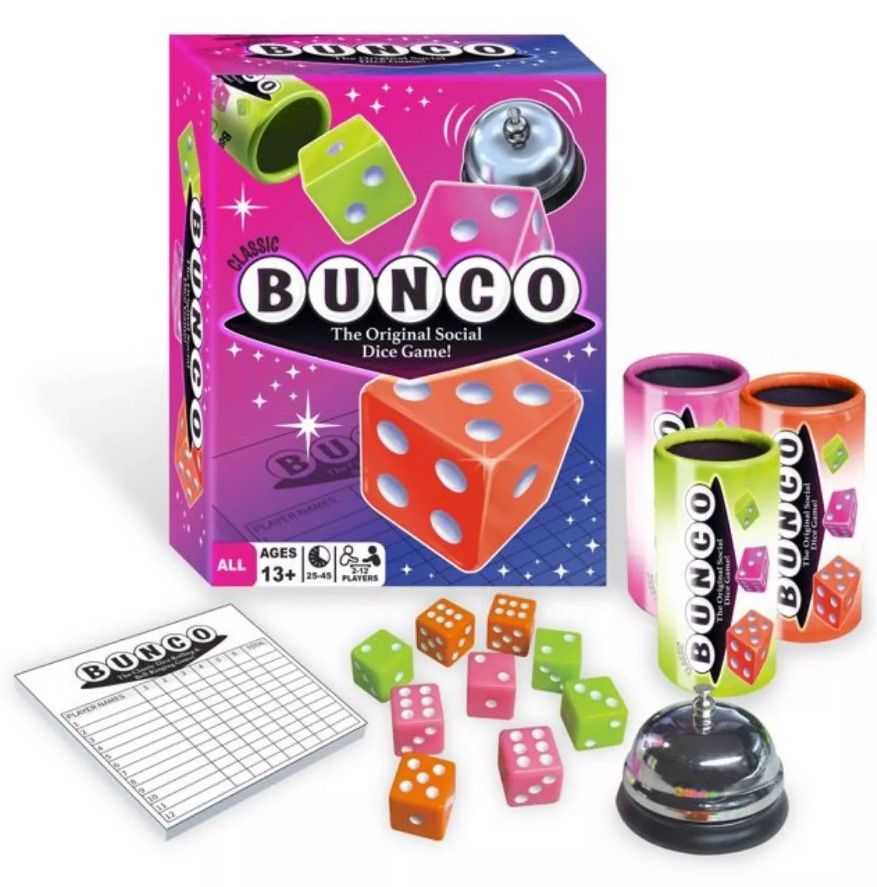 Retro Bunco Game 13+ For 2 - 12 Players