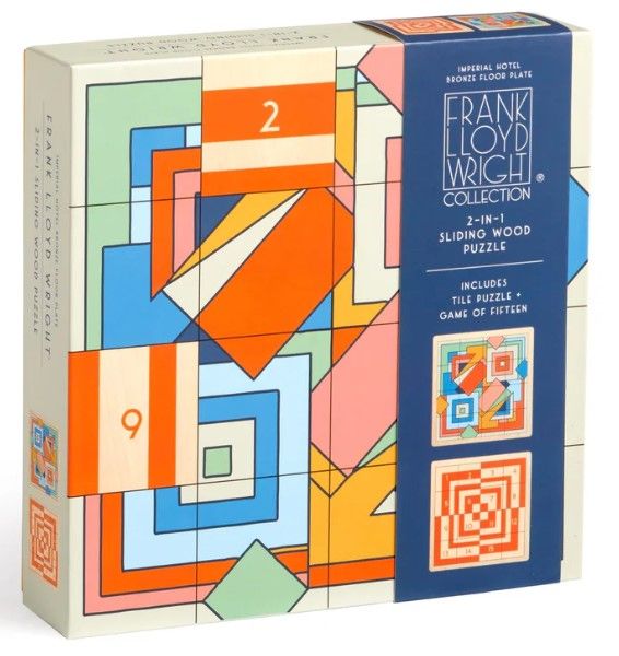 Frank Lloyd Wright Imperial Hotel 2 In 1 Sliding Puzzle Challenge