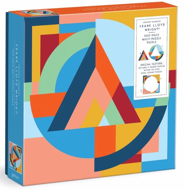 Frank Lloyd Wright Organic Geometry 500 Pc Multi Puzzle