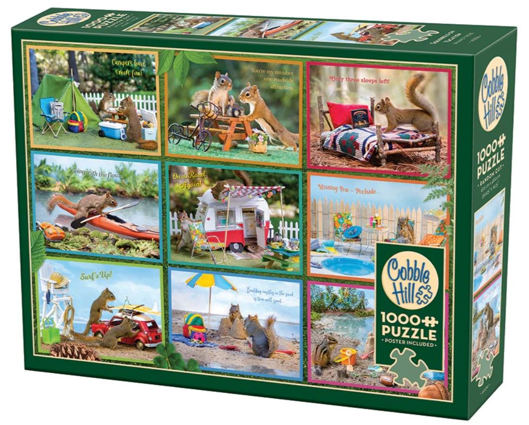 Squirrels On Vacation 1000 Pc