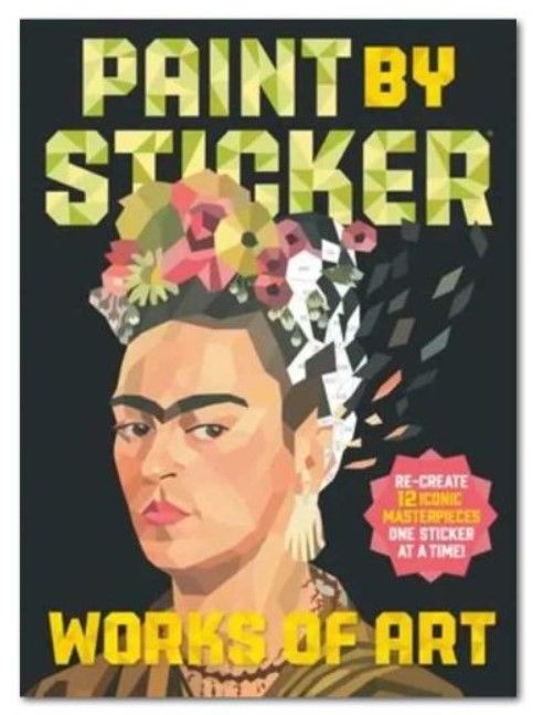 Paint By Sticker Book Works Of Art 10+