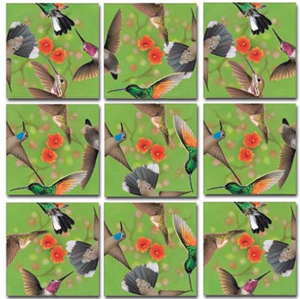 Hummingbirds Scramble Squares