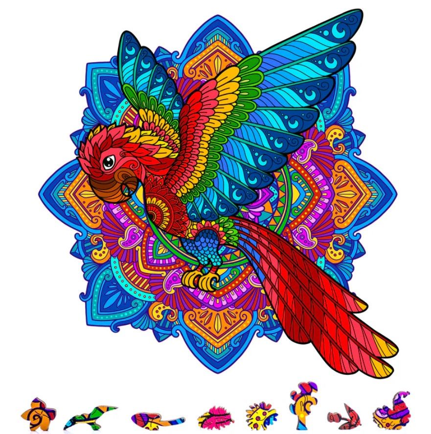 Parrot 500 Pc Wood 14+