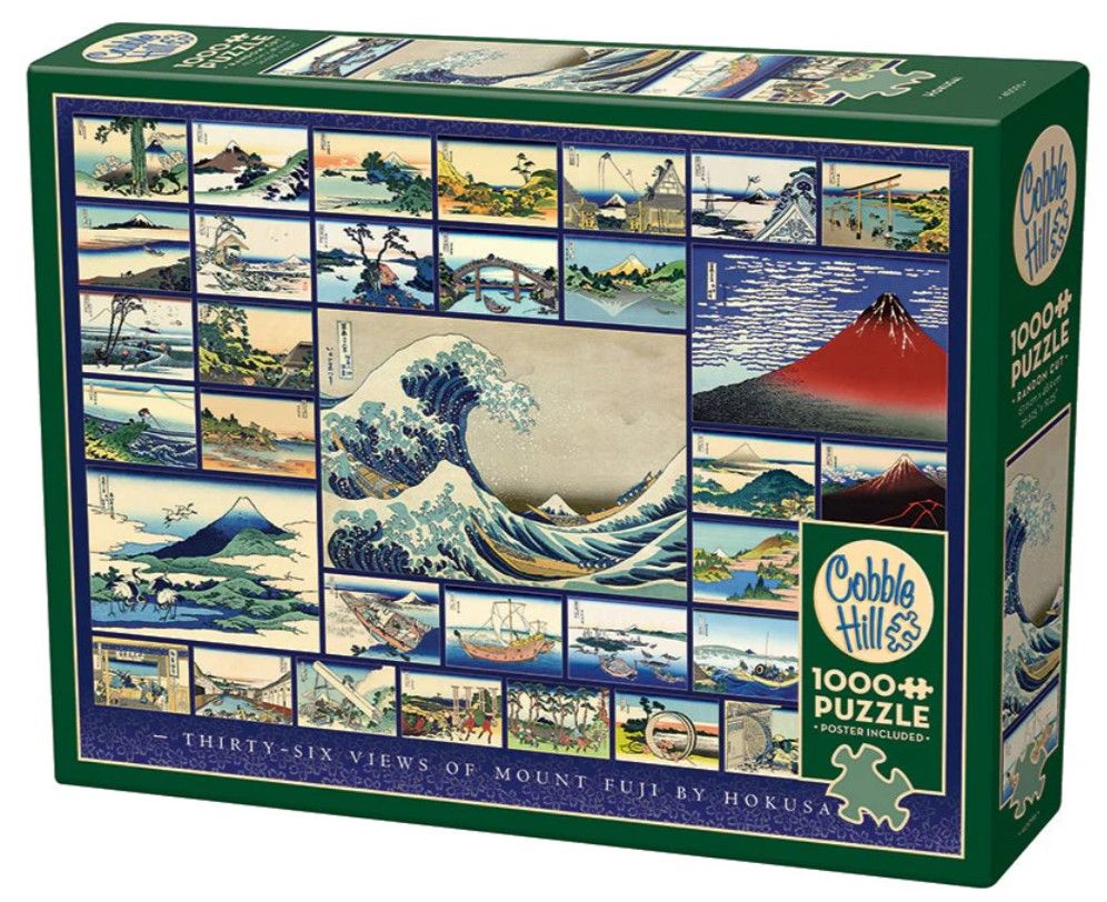 Hokusai Thirty-six Views Of Mount Fuji 1000 Pc