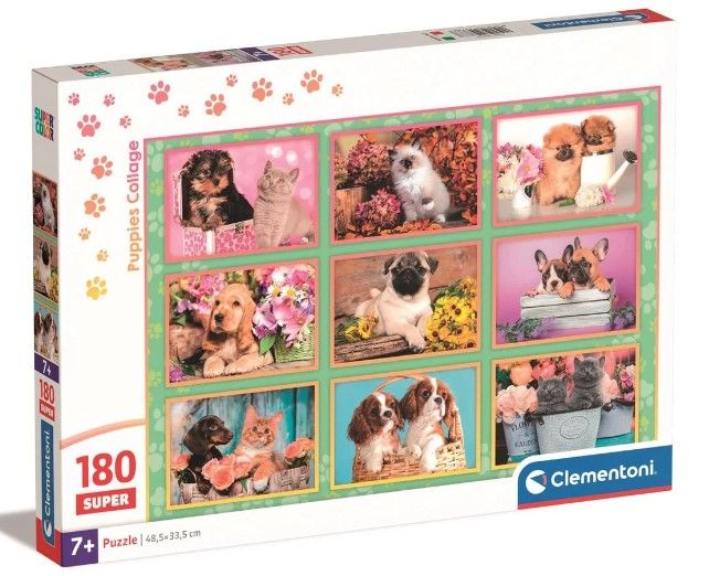 Puppies Collage 180 Pc 6+