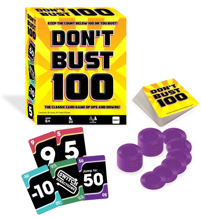 Don&#39;t Bust 100 Card Game 6+