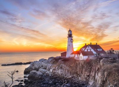 Morning Maine Lighthouse 500 Pc