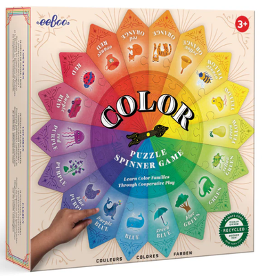 Colorcpuzzle Spinner Game 24 Pc 3+