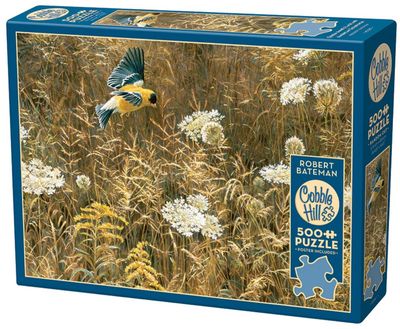 Queen Annes Lace And American Goldfinch 500 Pc
