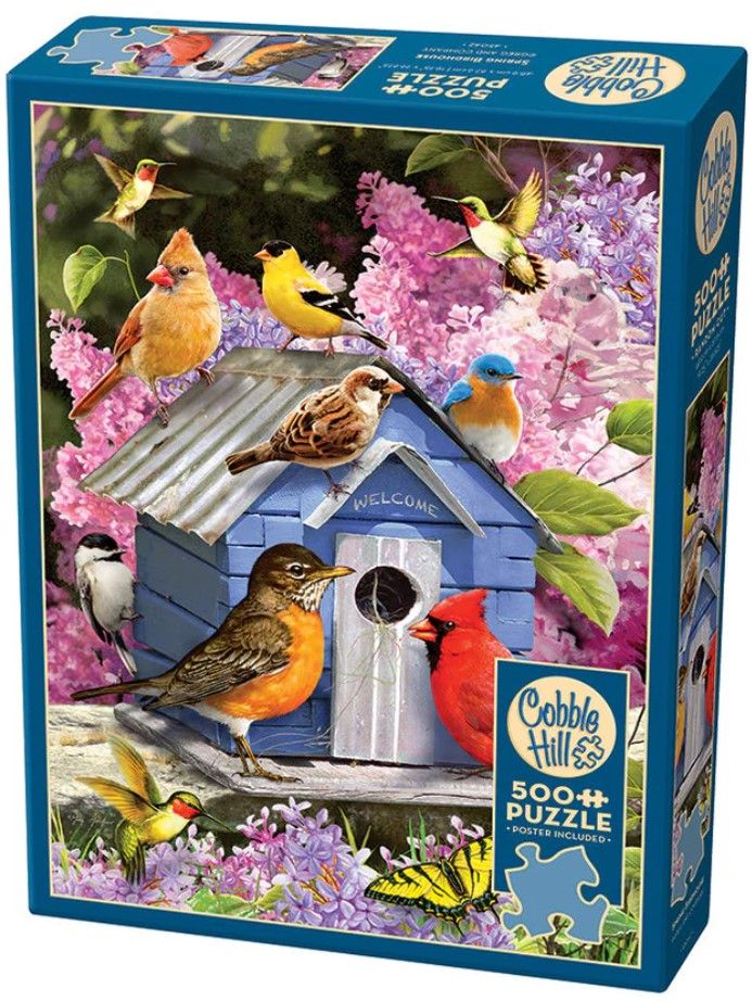 Spring Birdhouse 500 Pc