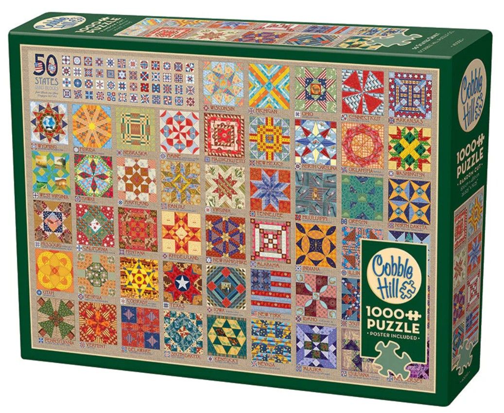 50 States Quilt Blocks 1000 Pc