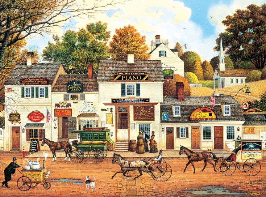 Wysocki Silver Olde Cape Cod 1000 Pc