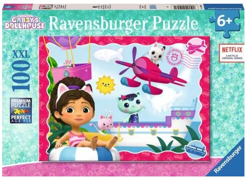 Gabbys Dollhouse Cat Adventures! 100 Pc 6+