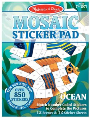 Mosaic Sticker Pad Ocean 7+