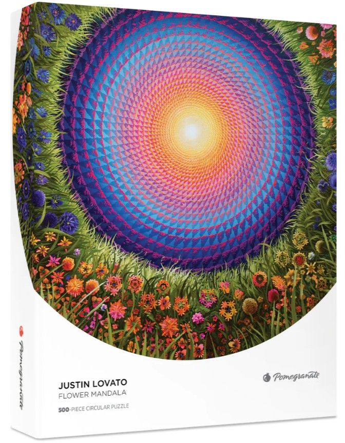 Lovato, Flower Mandala 500 Pc Round