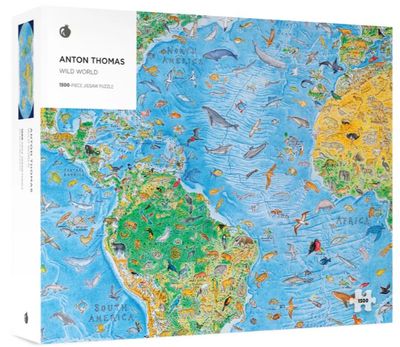 Wild World Map Anton Thomas 1500 Pc