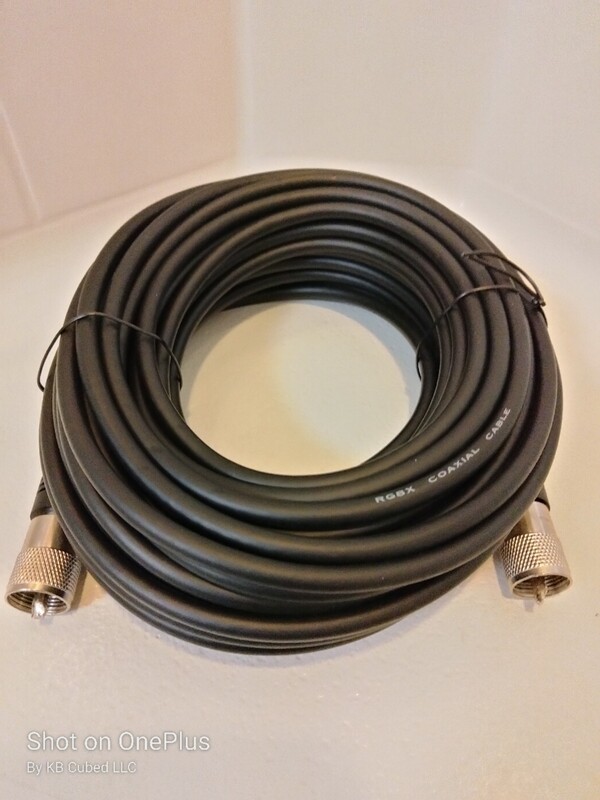 Coaxial Cables, RG-8X, PL-259 Connectors