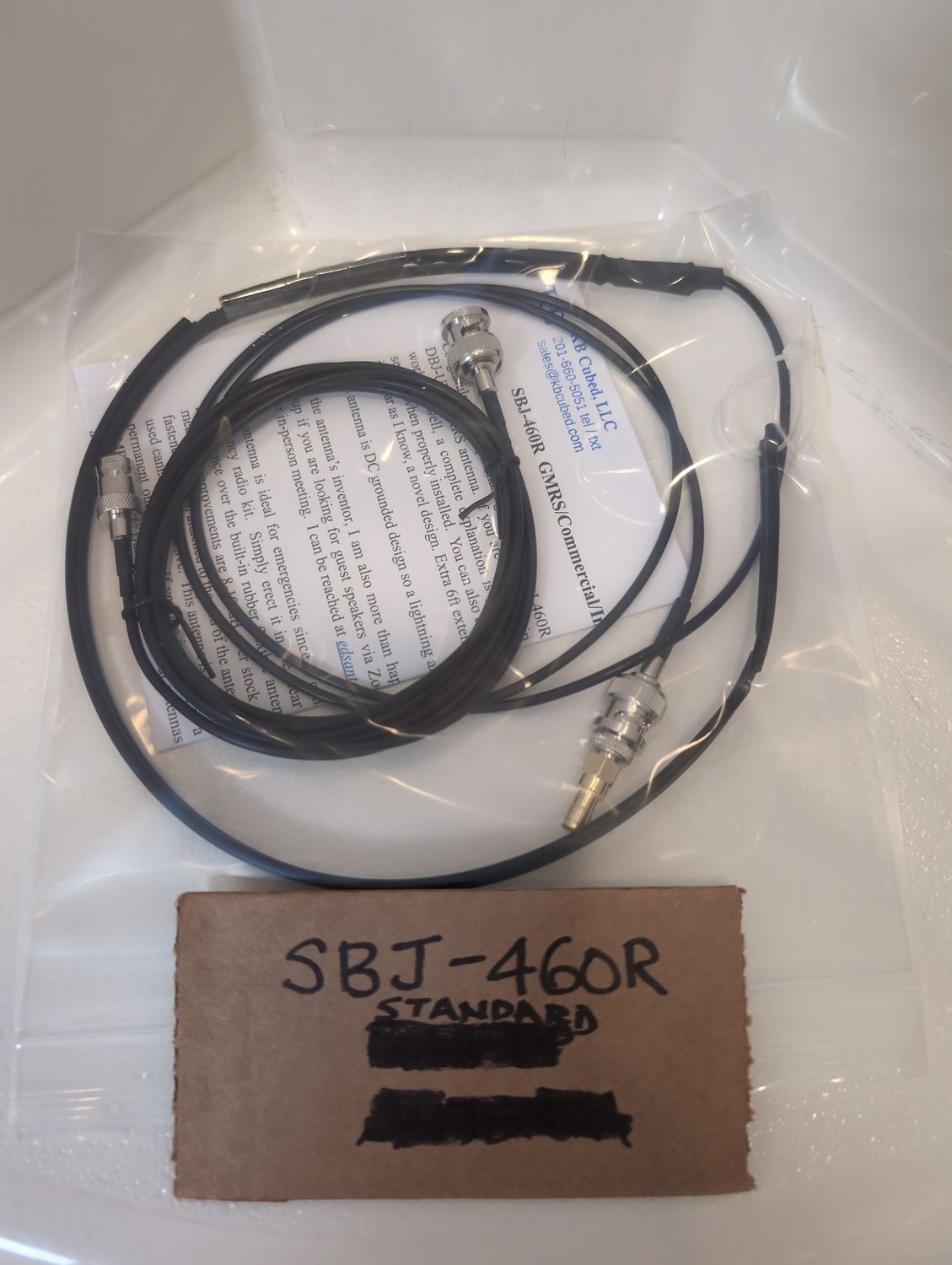 SBJ-460R 460MHz GMRS/Commercial/Industrial Band Roll-up Antenna by Ed Fong