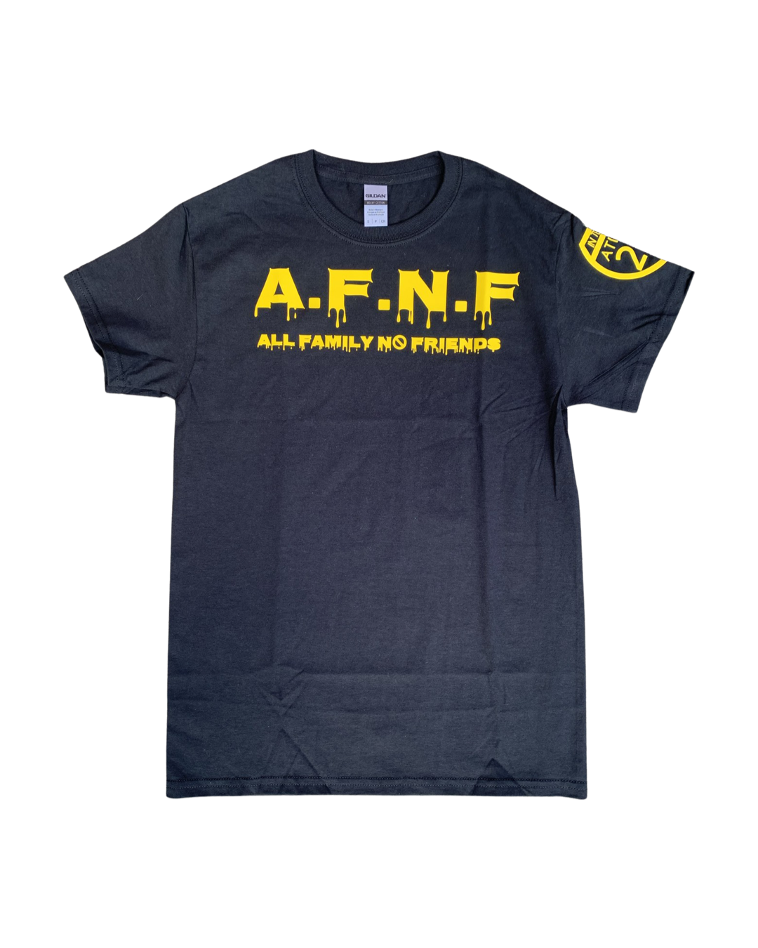 Black &amp; Yellow  A.F.N.F Short Sleeve T-shirt