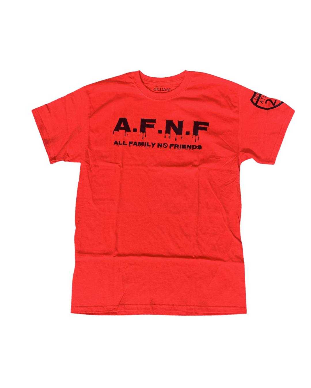 Red &amp; Black A.F.N.F Short Sleeve T-shirt